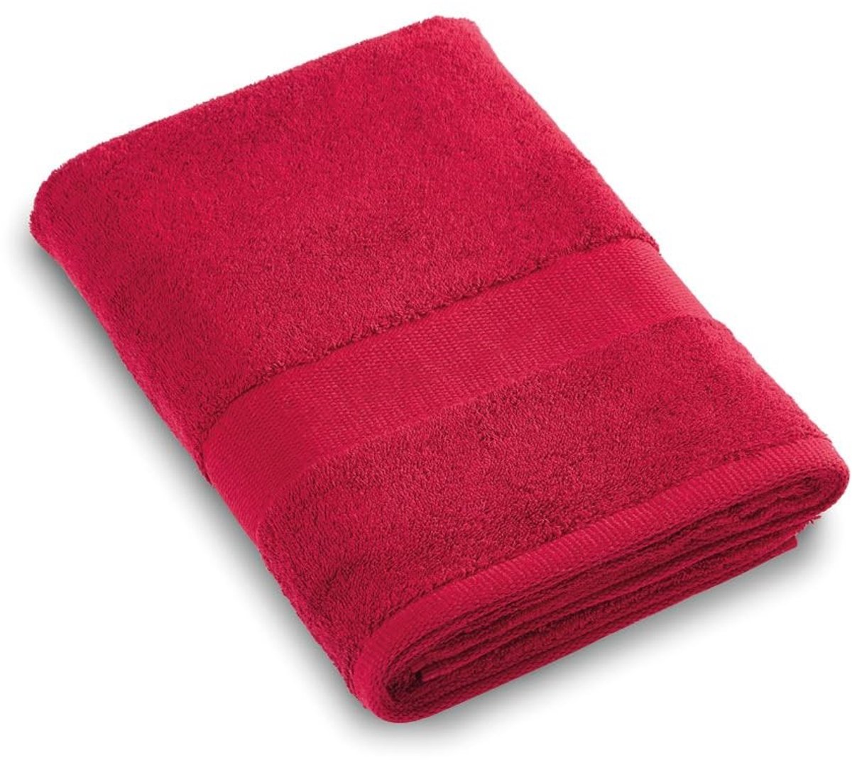 Omgoods - Set van 2 Handdoeken en 2 Badlakens - Katoen - Bordeaux