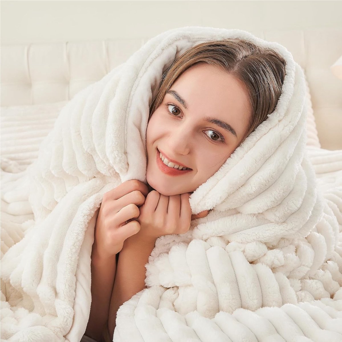 Omgoods - Fleece Duvet Cover Set, King Size, Super Zacht en Warm