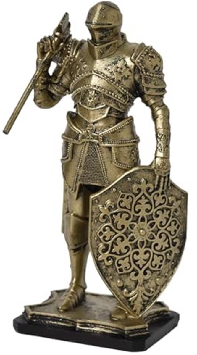 Omgoods - Middeleeuwse Ridder Sculptuur - Decoratie voor Thuis of Kantoor