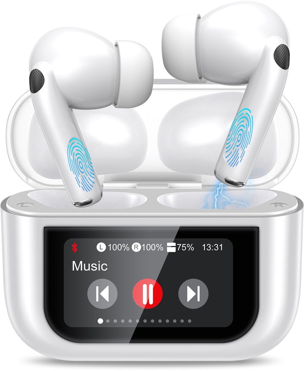 Omgoods- Oordopjes Draadloos - IPX7 Waterdicht - ANC/ENC Ruisonderdrukking - HIFI Stereo - In-Oor - Inclusief USB-C Oplaadkabel - Headphones