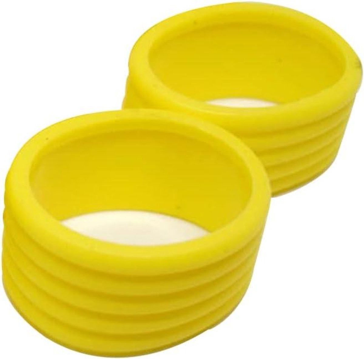 Racket Grip Ringen - Grip Tape Fix Kit - Tennis Stabiliseren - Anti-slip Oppervlak - 2 stuks - Geel