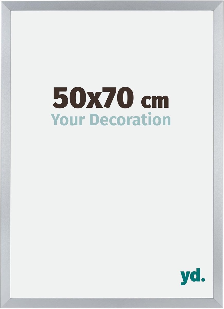 Fotolijst 50x70 cm - MDF lijst met acrylglas - Niet-reflecterend - Ideaal voor wanddecoratie - SnelShoppen