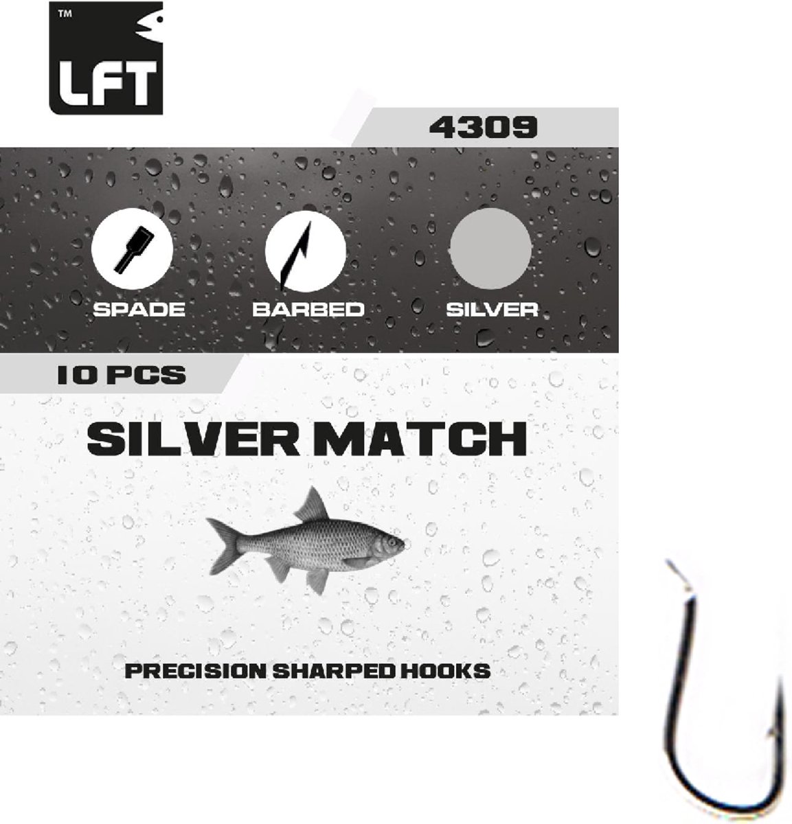 Silver Match 4309 10stuks maat 16