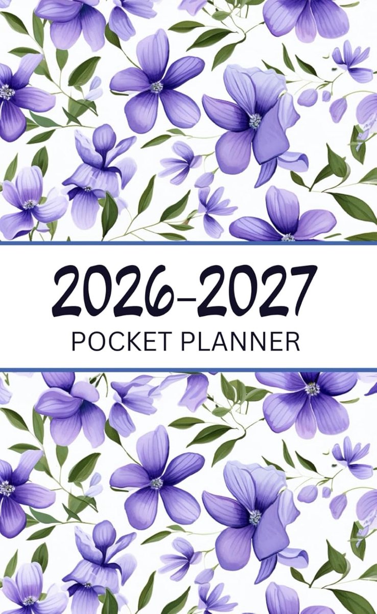 SnelShoppen - 2026-2027 Pocket Planner - 24 Maanden Agenda voor Handtas - Compact en Handig - Perfect voor Organisatie en Planning - Ideaal voor Werk,