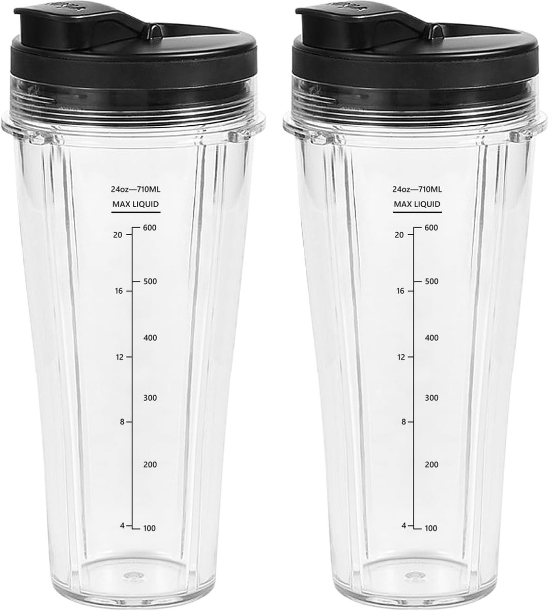 Reservebekers voor mixer, 2 stuks, 710 ml, reservebekers voor