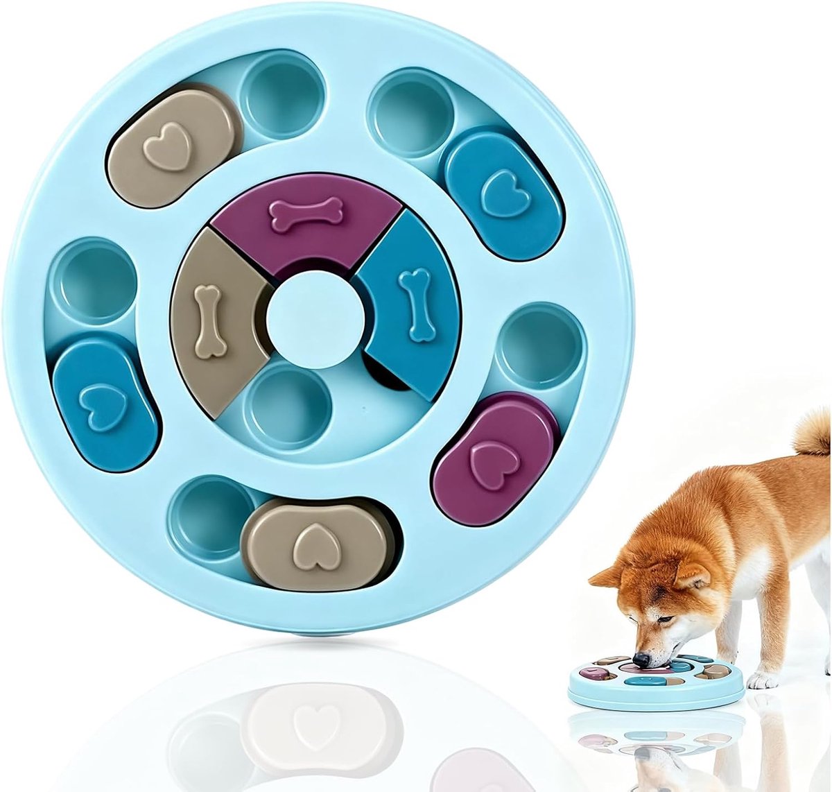 intelligentie speelgoed voor honden, intelligent speelgoed, hondenspeelgoed, traktatiespeelgoed, langzaam voedsel voor honden, puppy's en katten