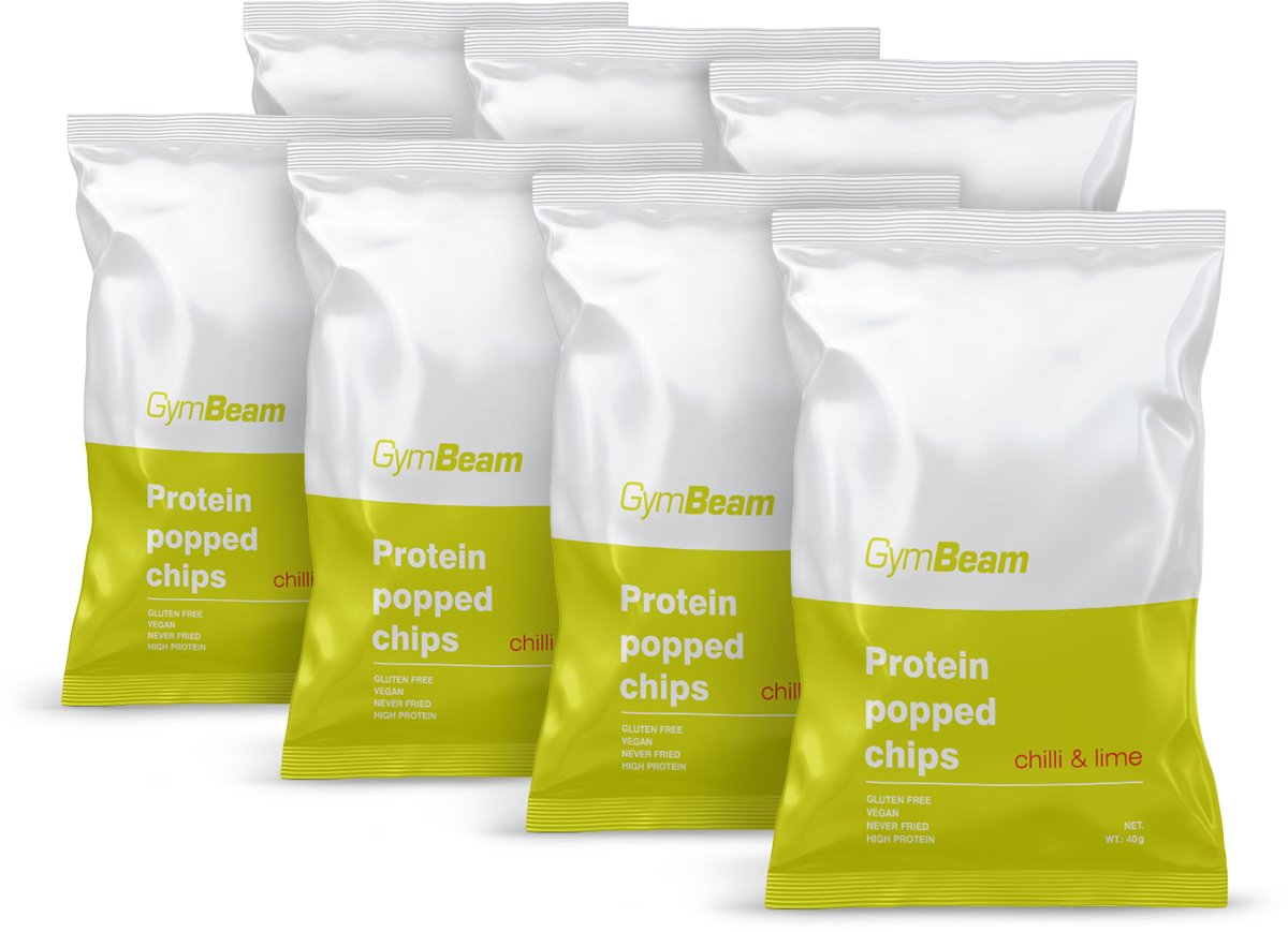 GymBeam Eiwitchips 7 x 40 g chilli and lime