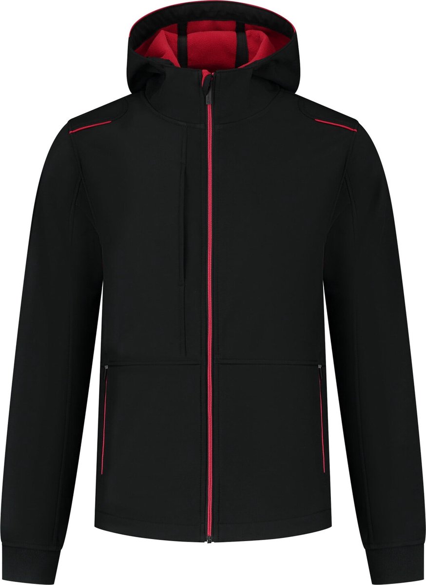 Tricorp Softshell Capuchon Accent 402705 - BlackRed - XXL
