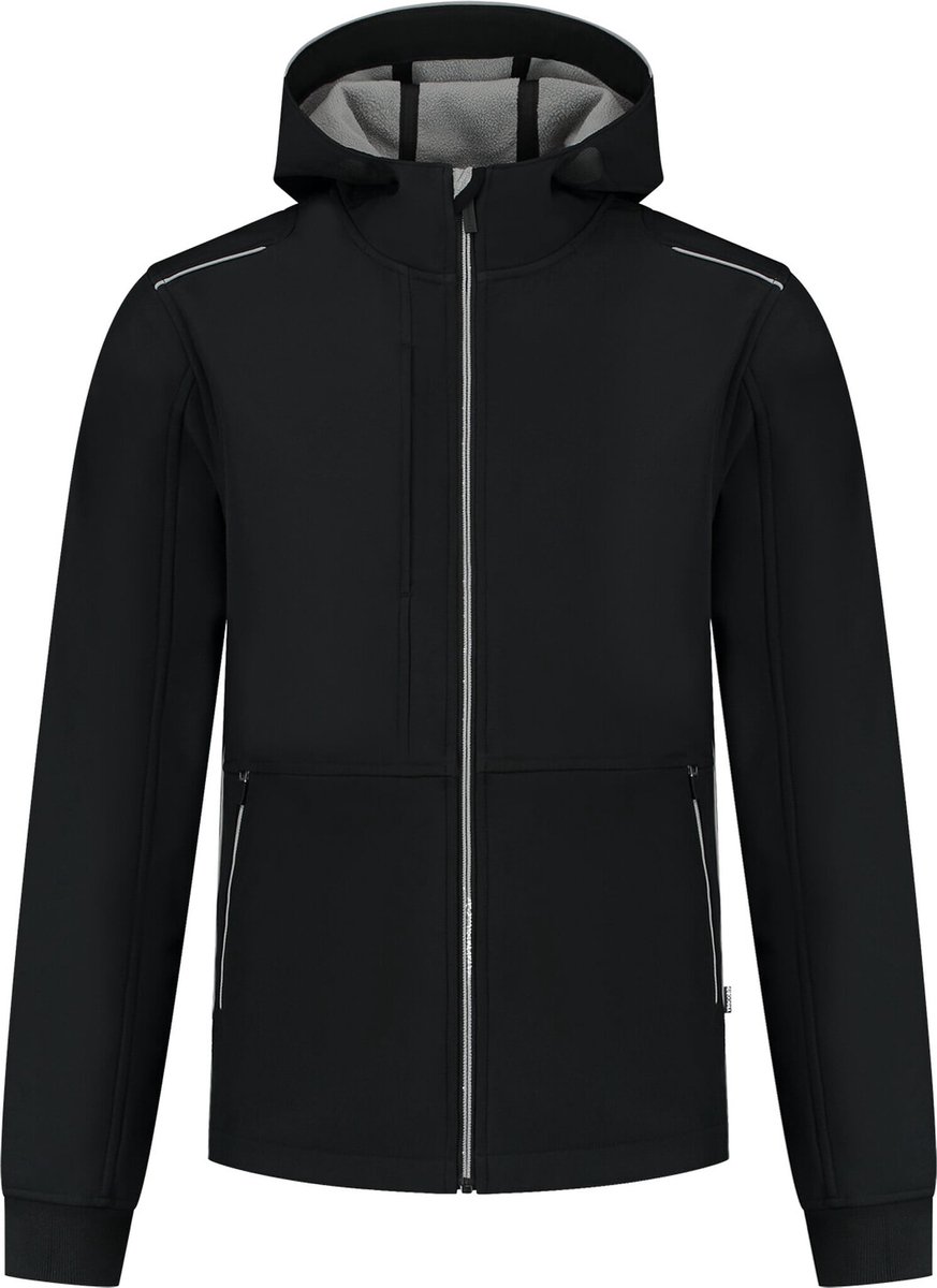 Tricorp Softshell Capuchon Accent 402705 - BlackGrey - XXL