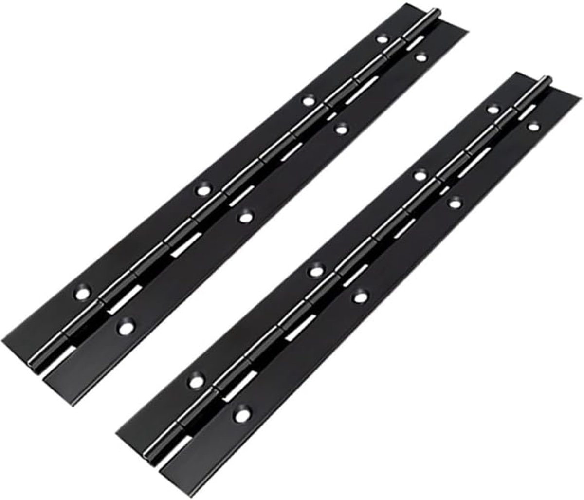 2 stuks continu scharnier 200 mm, robuust pianoscharnier 8 inch voor