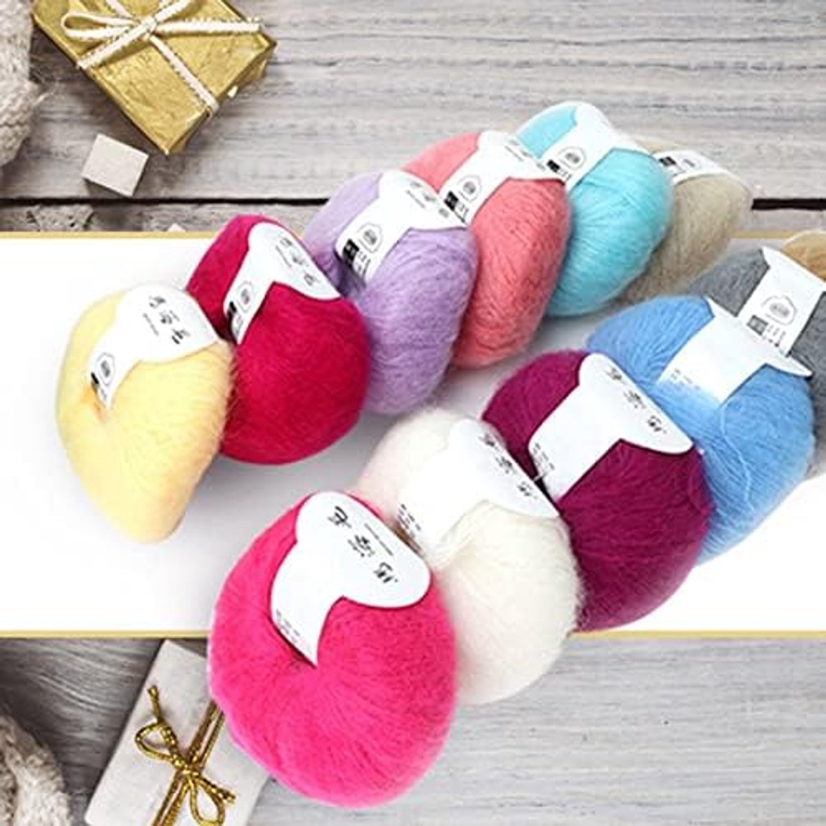 Wool Laine Mohair Ular Mohair Pashm Knit Angora Wool Yarn Hot