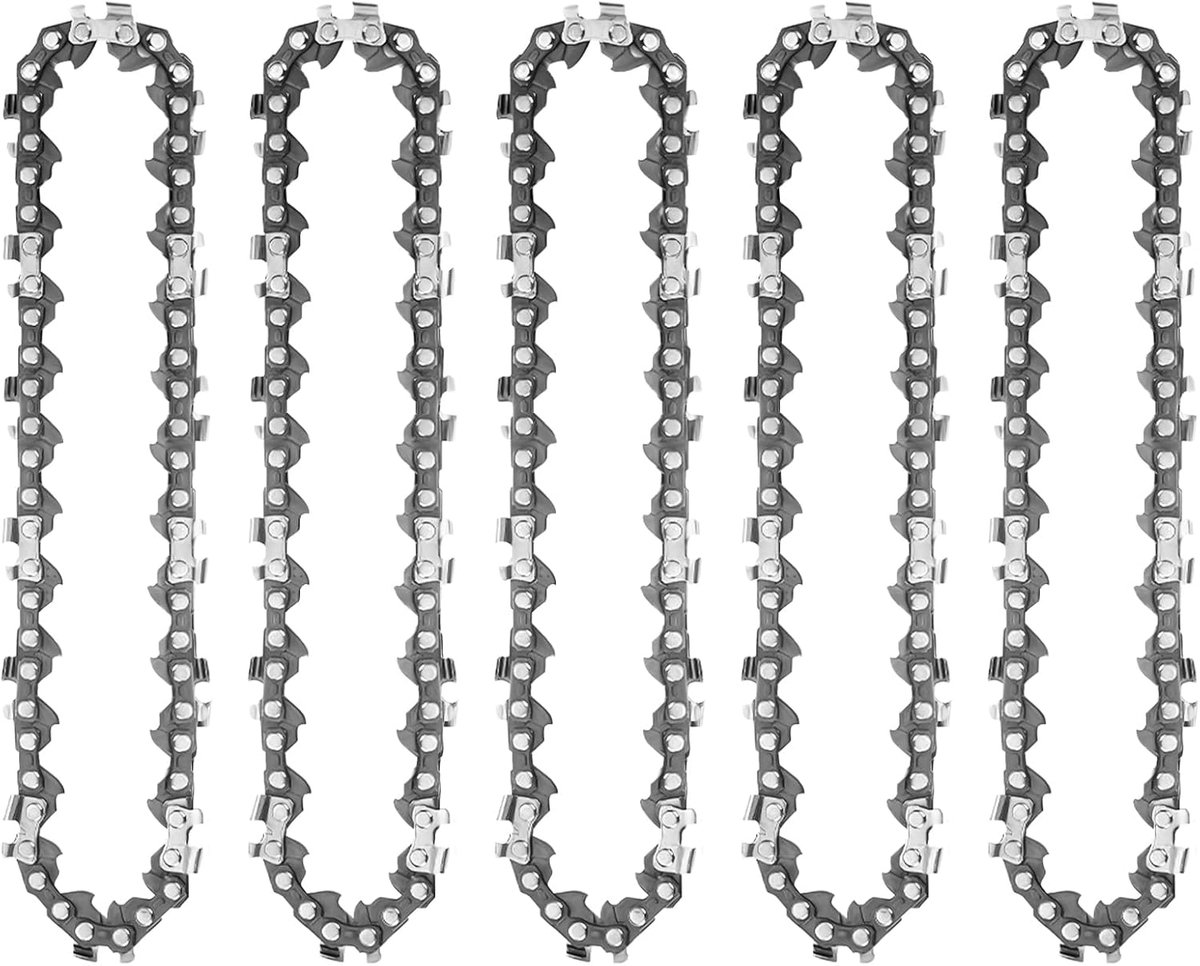 Zaagkettingen, 4 inch (10,16 cm) met 28 aandrijfschakels, 1/4 inch LP-kettingzaag, reserveketting voor mini-accu, kettingzagen, elektrische kettingzagen, accessoires