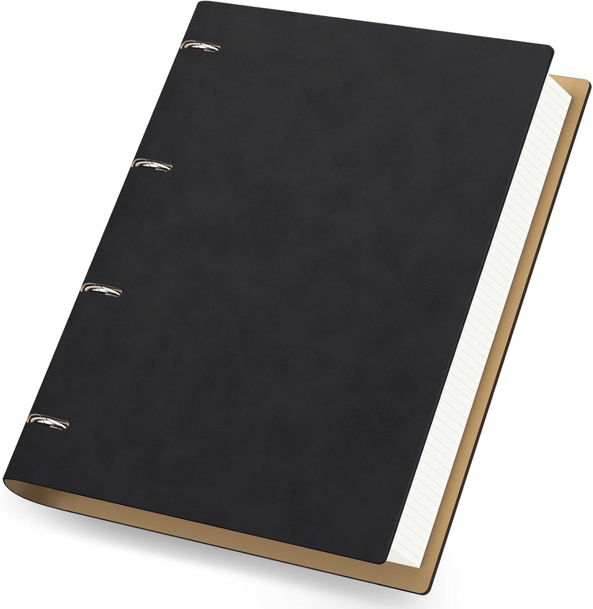 A4 Vierkant - Navulbaar Notitieblok leer Pu 21.5x28cm - 100Gsm