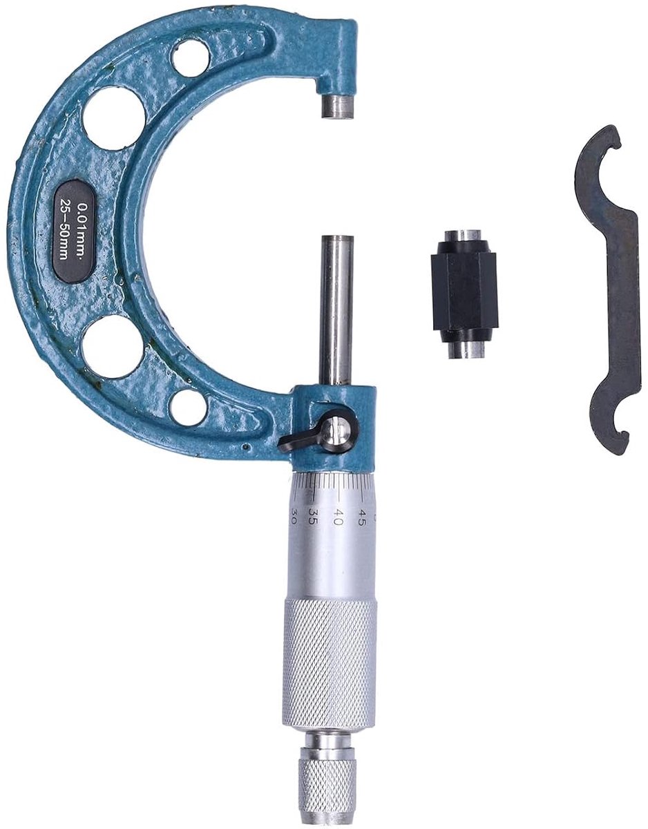 25-50 Mm 0-25 Mm 50-75 Mm 75-100 Mm Buitenmicrometer Roestvrij Staal