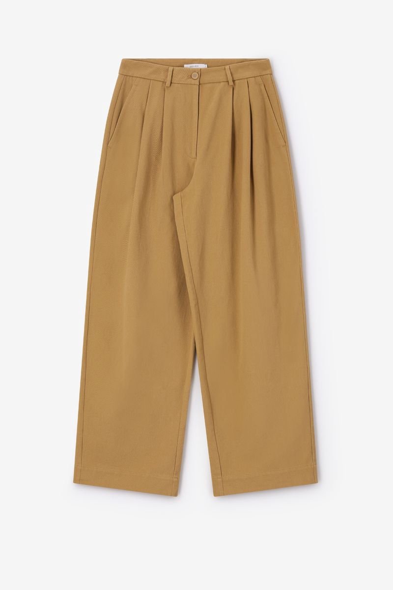 Sissy-Boy - Lichtbruine high waist straight leg broek