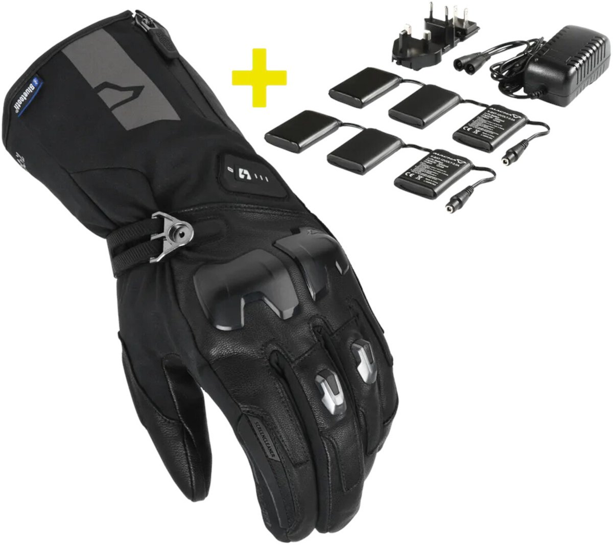 Macna Progress 2.0 RTX DL verwarmbare waterdichte motorhandschoenen Kit -