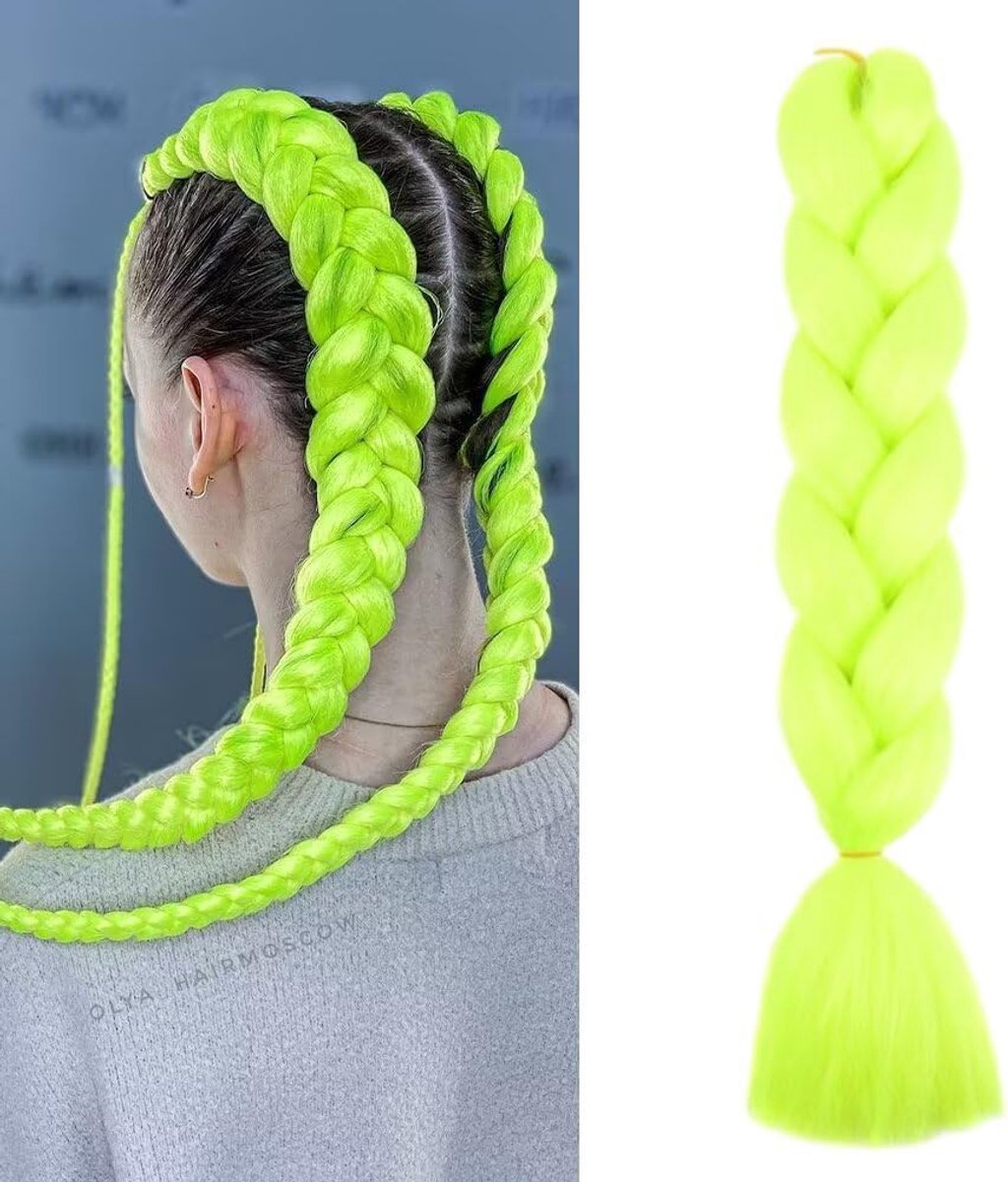 Kunsthaar Om In Te Vlechten, Braids, Vooruitgestrekt Vlechthaar