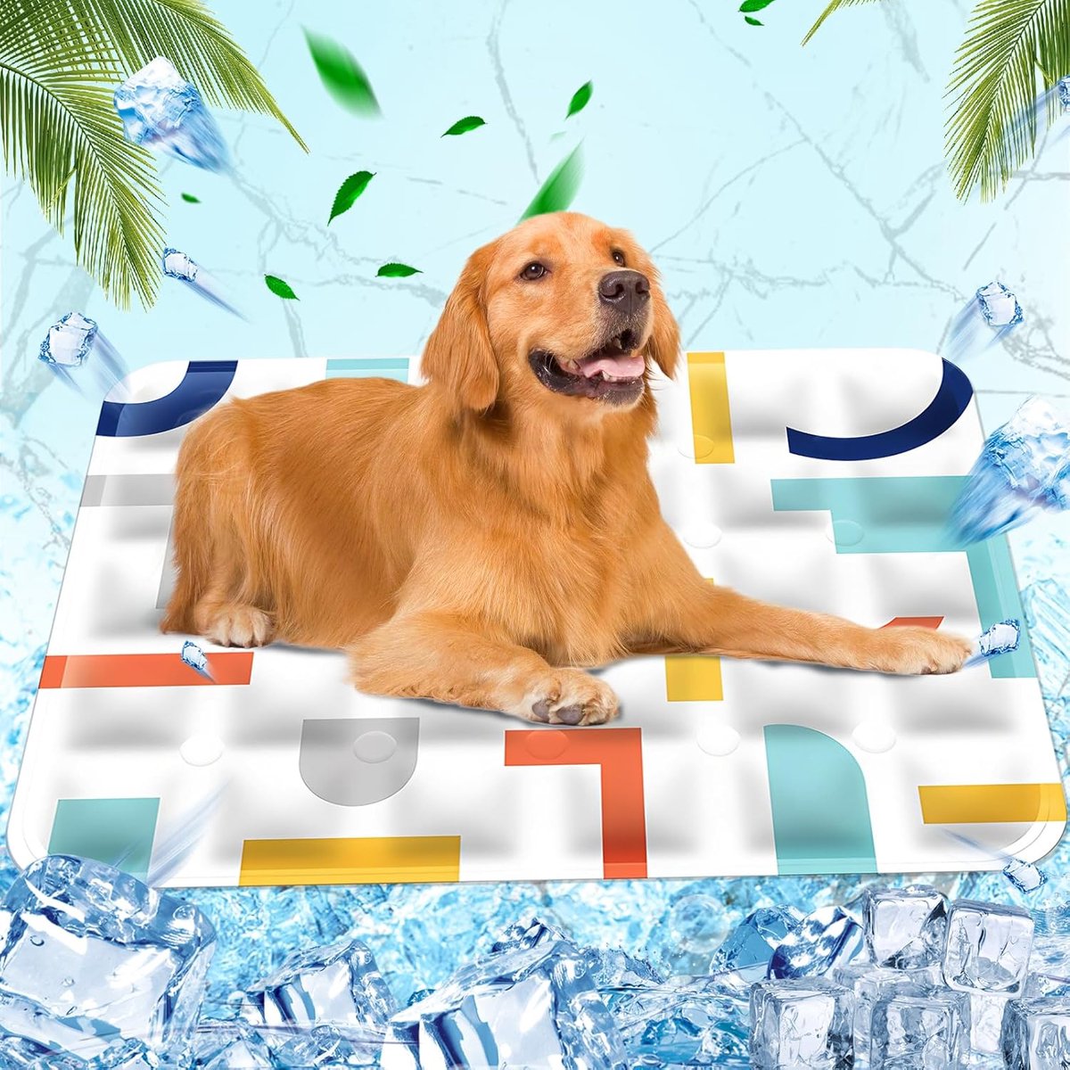 Koelmat voor honden, met water gevulde koelmat, katten huisdier