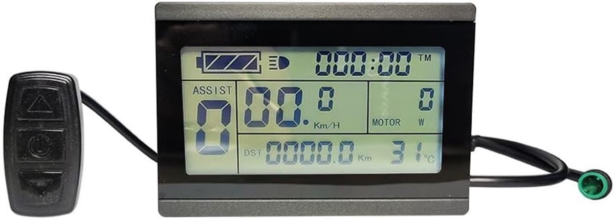 Elektrische Display, 5pin Ebike Kt LCD3-schermmeterpaneel voor