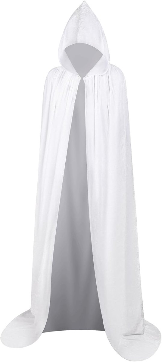 JUN Cape Met Capuchon Unisex Halloweenjas Fluwelen Cape en Gewaad | Cape Met Capuchon Feestkostuum Voor Volwassenen en Kinderen Cosplay