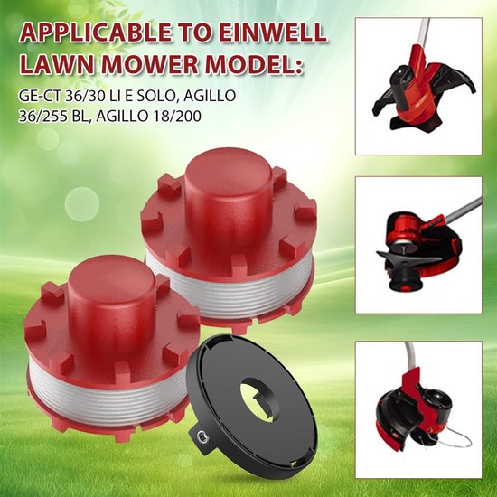 Reservedraadspoel voor Einhell Ge-Ct 36/30Li E, draadspoel — afbeelding 3