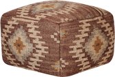 BEEL - Poef - Rood - Jute