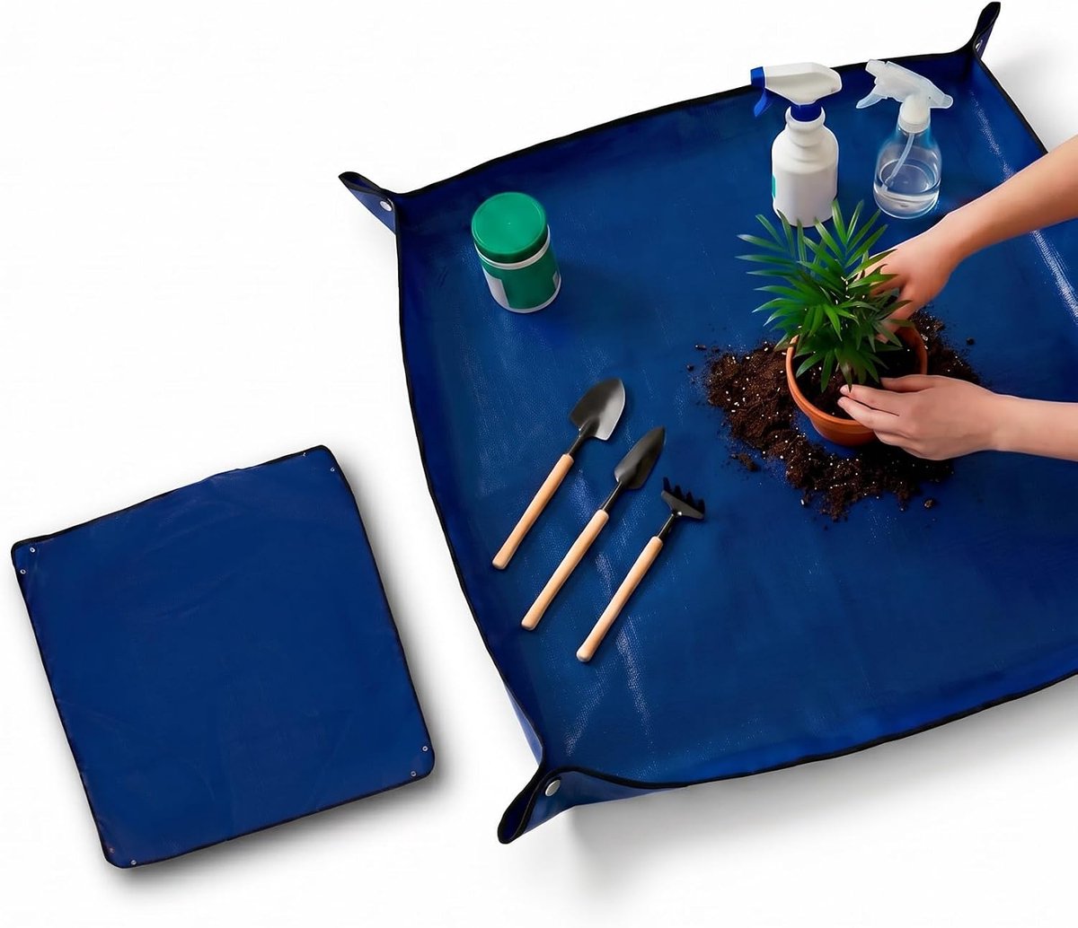 100 x 100 cm, 50 x 50 cm, waterdichte plantenmat, tuinmat