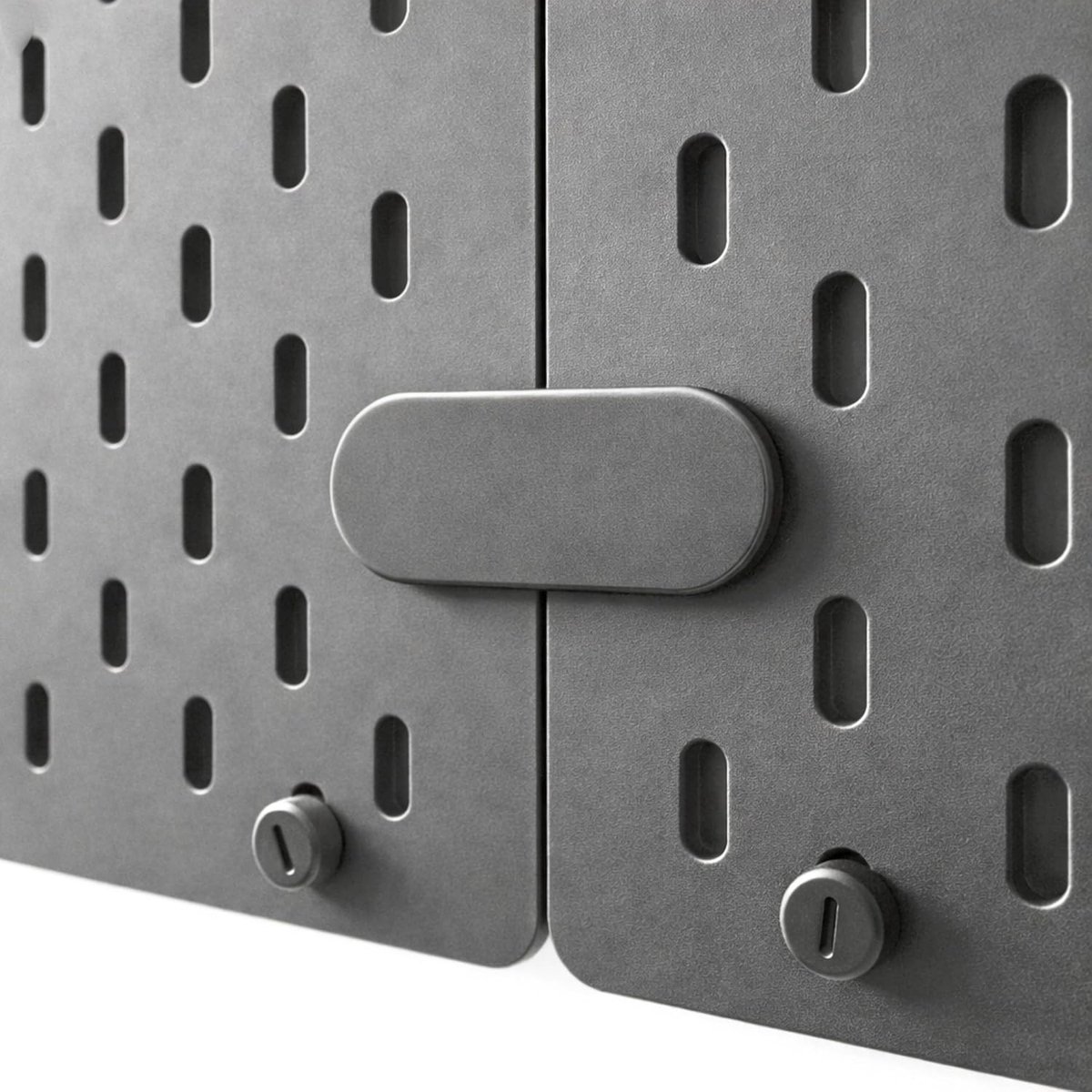 4 x verbindingsstuk compatibel met Ikea Skadis geperforeerde platen