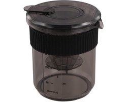 Draagbare Koffiemachine - Reis Koffiezetter - Koffie Zetten - Met Ingebouwde Weegschaal - 430 ml - Transparant