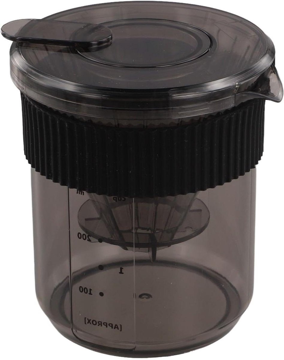 Draagbare Koffiemachine - Reis Koffiezetter - Koffie Zetten - Met Ingebouwde Weegschaal - 430 ml - Transparant