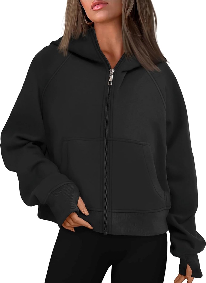 Hoodie dames sweatjack 2024 capuchonjack herfst winter sweatshirt