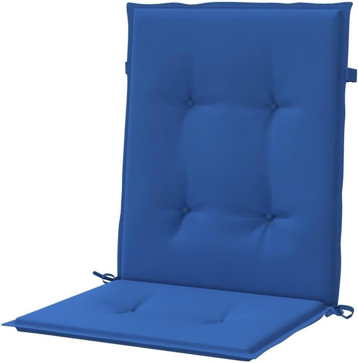 Tuinstoelkussens Lage Rugleuning - Stoelkussens Buiten - Comfortabel Zitten - Waterafstotend Oxford Weefsel - 100x50 cm - Koningsblauw
