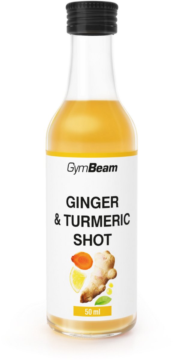 GymBeam Gember & Kurkuma Shot 50 ml niet-gearomatiseerd