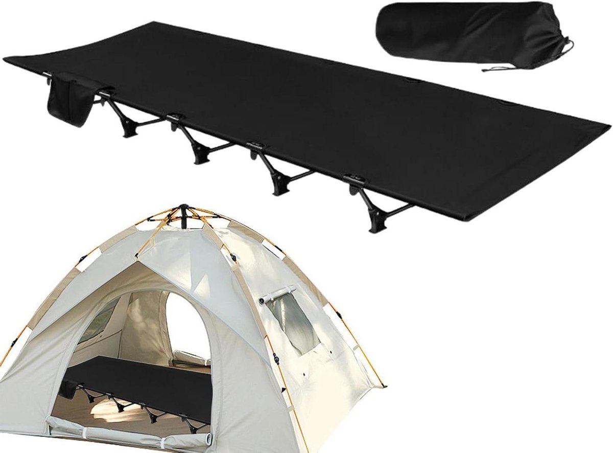Kampeerbed Vouwbaar - Wandelbed Campingbed - Buiten Slapen - Gereedschapsloze Montage - 192x65 cm - Niet gespecificeerd