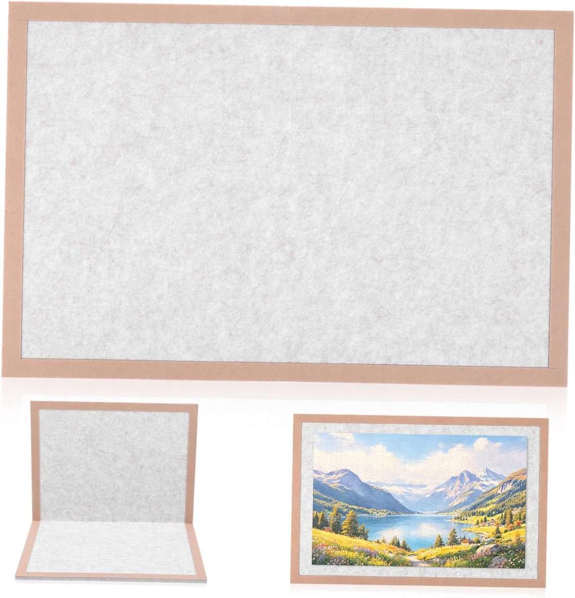 Vouwbare Puzzelmat - Puzzelbord Opberger - Puzzels Maken - Niet-slip Oppervlak - 60x40 cm - Meerkleurig