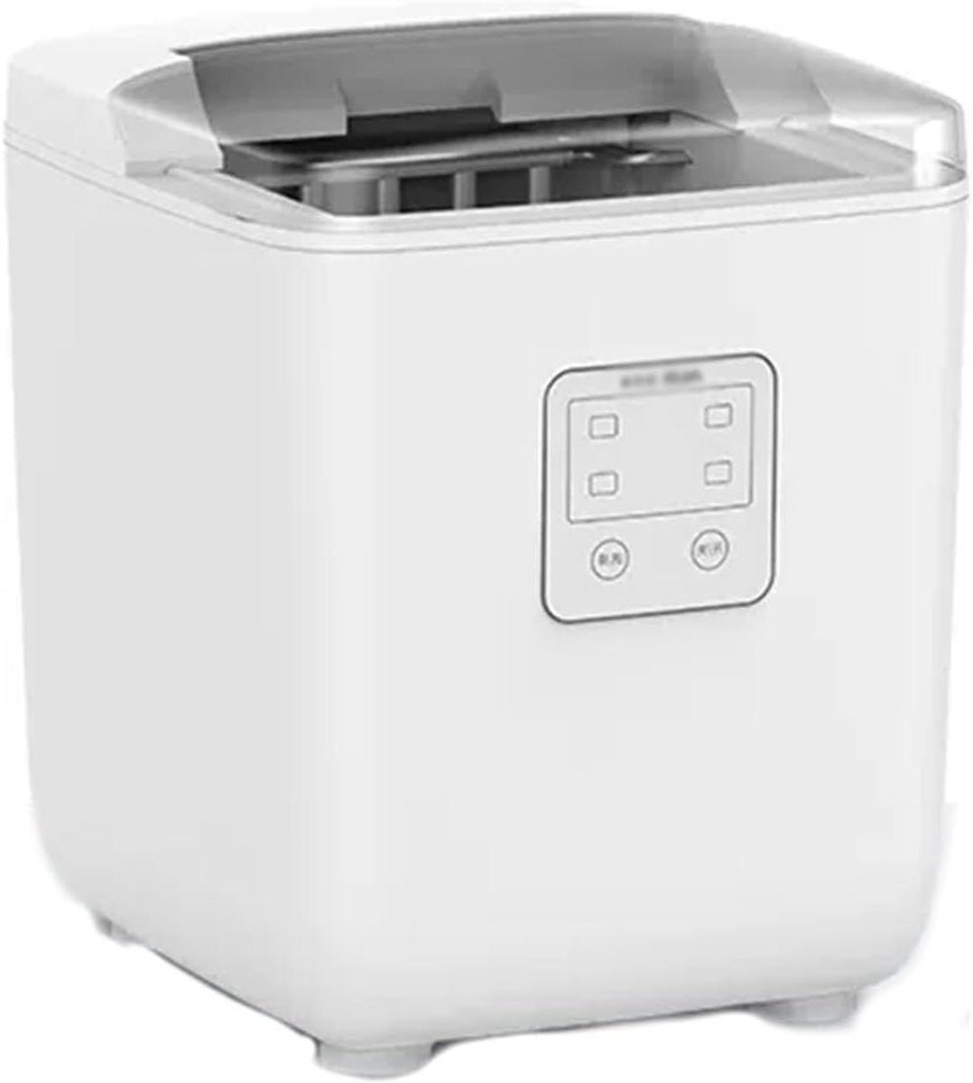 IJsmaker - Ijsblokjesmachine - Thuisgebruik - Snelle Ijsproductie - 270x250x307mm - Zilver