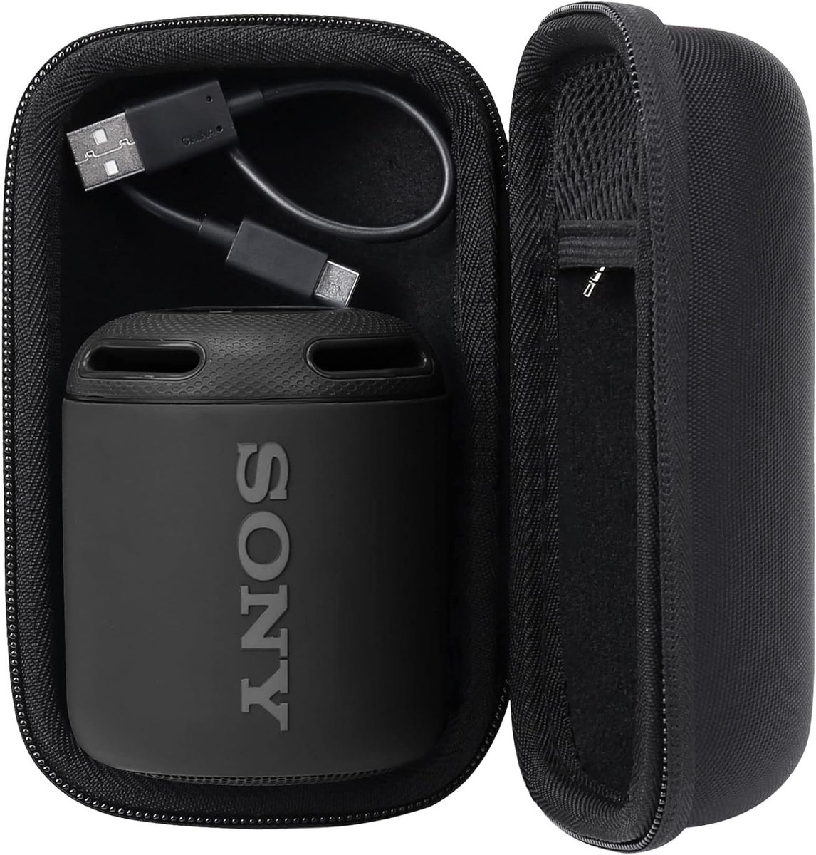 Draagbare en Waterdichte Hard Case voor Compacte Bluetooth Speaker - Geschikt voor SRS-XB12, Bescherming, Reisaccessoires