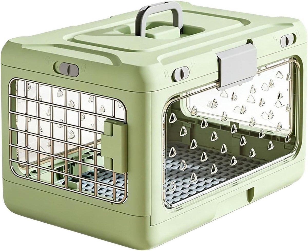 Honden Transportbox - Draagbare Bench - Outdoor Avonturen - Anti-Urine Rooster - 53 x 33 x 12 cm - Groen