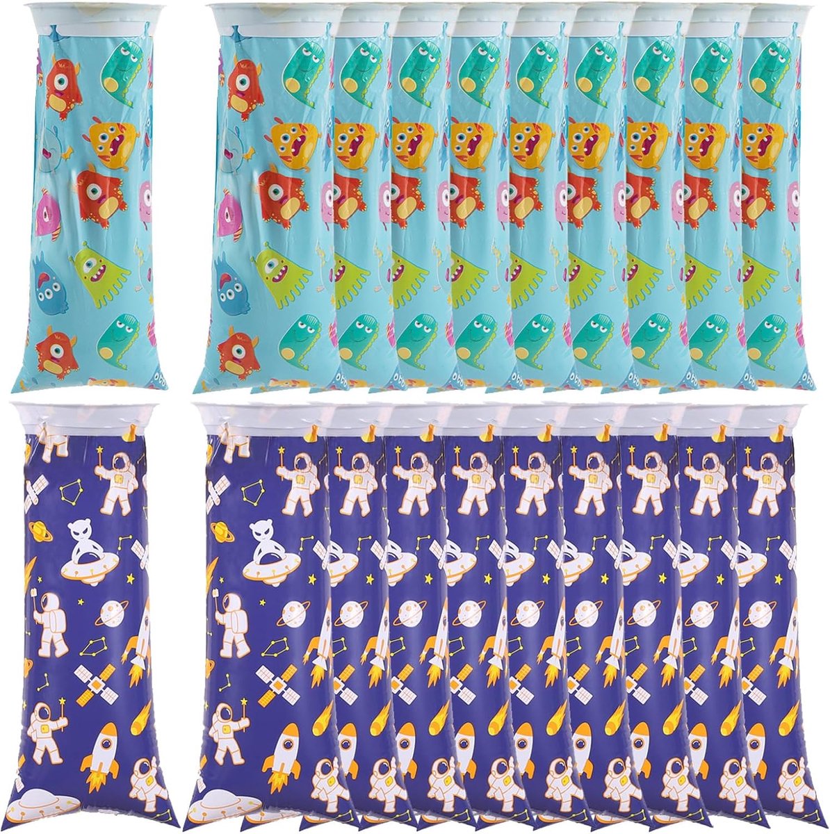 Spuugzakken voor de auto, 20 stuks, cartoonstijl, poepzakjes met gespring, lekvrije braakzak voor onderweg, draagbare breekzakken voor mannen en vrouwen, voor misselijkheid en braken
