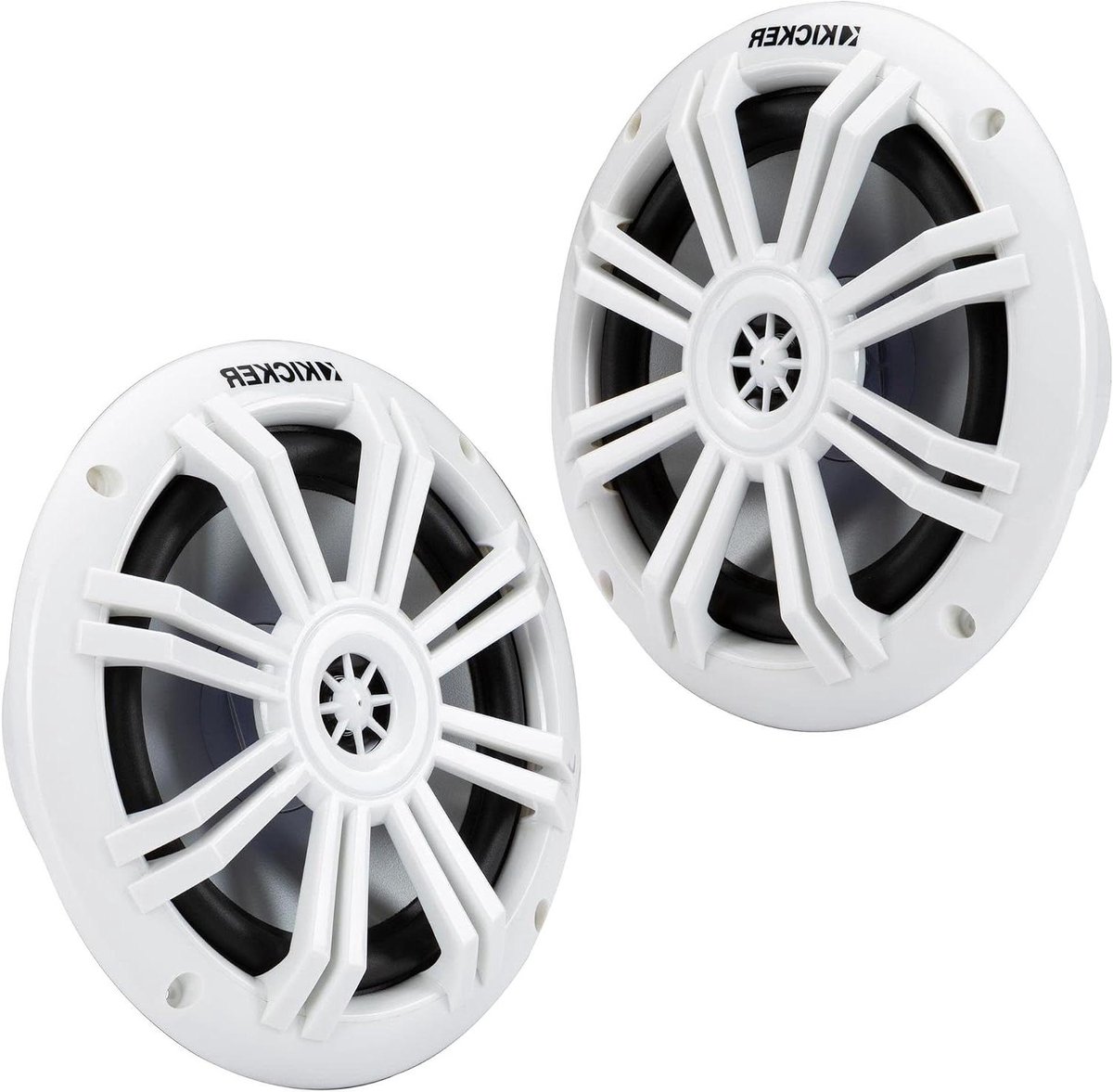 Marine Speakers - Waterdichte Speakers - Boot Audio - Waterbestendig Ontwerp - 6.5 Inch - Wit