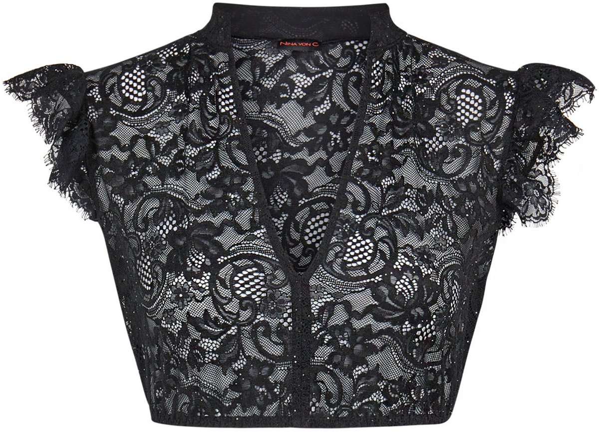 Dirndlblouse met vlindermouwen Romy