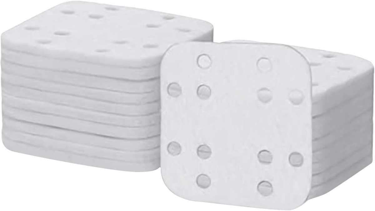SnelShoppen - 20 Stuks Minerale Absorptiepads voor Luchtbevochtiger, Wattenfilter, Ontkalkingspad, Hoogwaardig Schuimrubber, Accessoires voor L0HH L0S