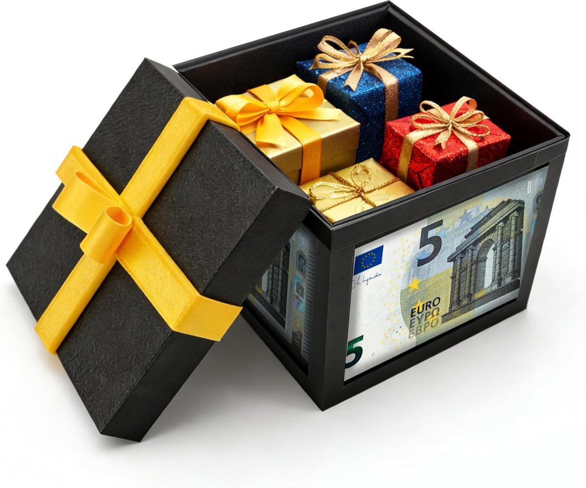 SnelShoppen - FloraVigo Nerveuze Geschenkdoos, 3D-bedrukte Verrassingsdoos voor Kerst, 12 Stuks, Perfect voor Feestjes, Creatief Cadeau, Uniek en Kleu