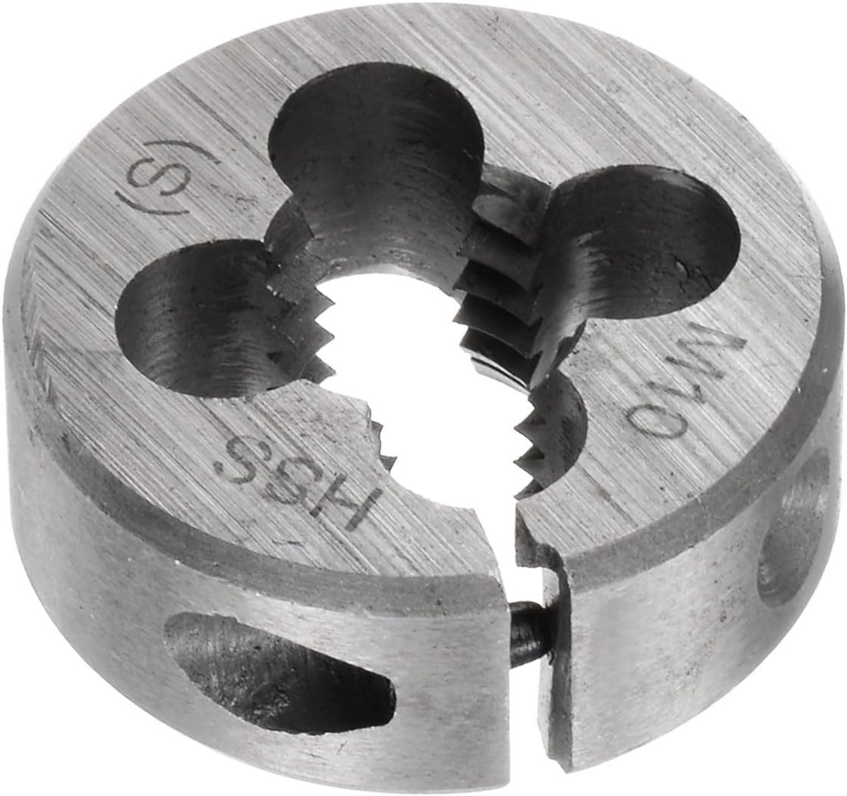 Rond snij-ijzer, metrisch M10 x 1,5 schroefdraad (rechtse schroefdraad), verstelbaar hogesnelheidsstaal (HSS) snijijzer reparatiegereedschap
