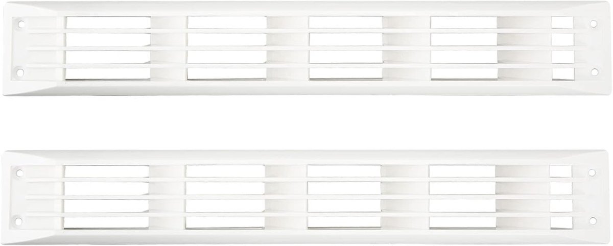 1 Paar Air Vent Cover Marine Louvre Vent Grille ABS Air Ventilatie Marine Accessoire voor Alle Soorten Schip Vents Cover Rij Rechthoek Net