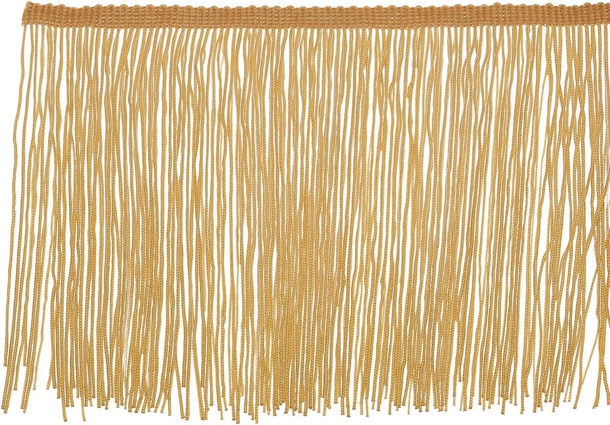 10 Yards 6 Inch Fringe Trim Kwastje Naaien Trim, Polyester Chainette voor DIY Craft Kleding Accessoires Latijnse Trouwjurk Lamp Schaduw Decoratie, Koffie