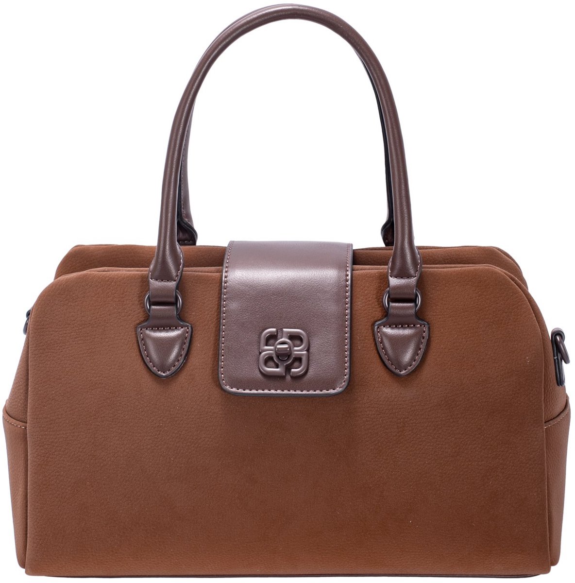 David Jones kunstlederen suede handtas Oona - Dames - Roest