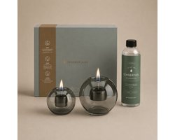 Tenderflame Globus Giftset - Tafelhaard - Tenderfuel - Bio-Ethanol Alternatief - Rookvrij, veilig, schoon en geurarm