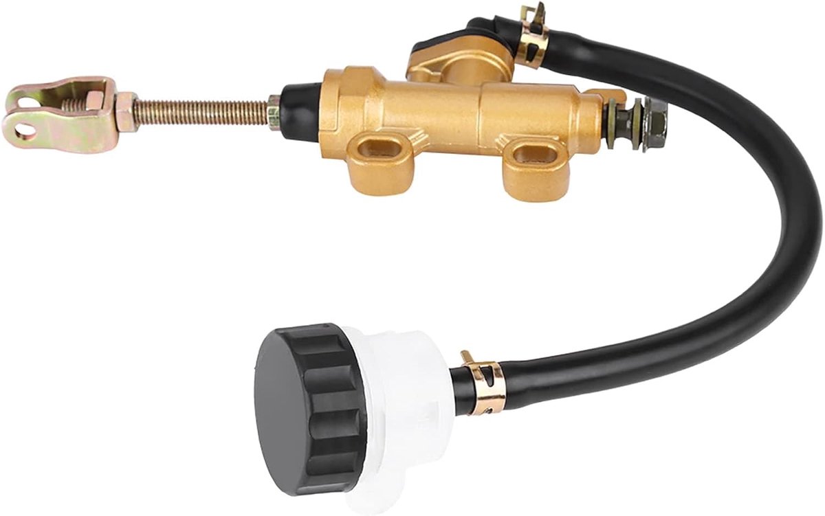 Motorfiets Hoofdremcilinder Achterrem Rempomp Hydraulische Pomp met Tank voor Universele Motorfiets Pomp Ontluchtingsrem