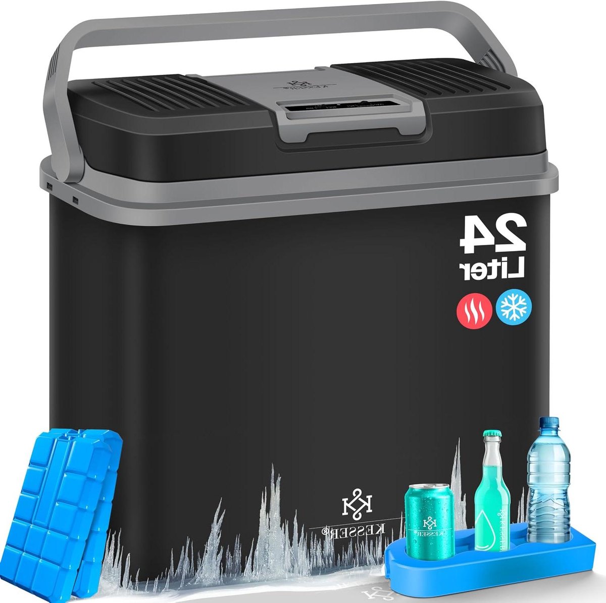 Thermo-elektrische koelbox - Koelbox auto boot - Dranken koelen en warm houden - 24 liter capaciteit